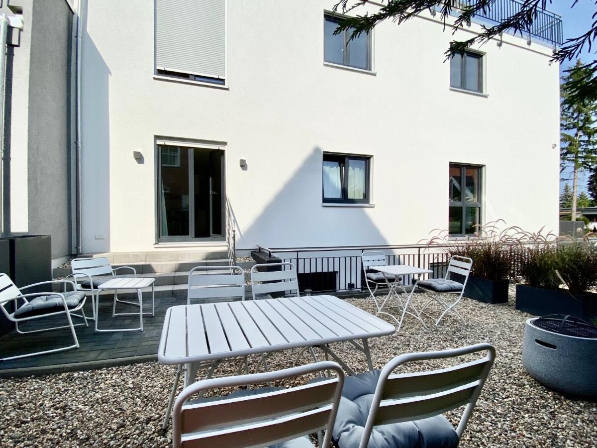Modernes Apartment, Terrasse Und Garten Am Lilienthalpark Im Suedwesten Berlins 外观 照片