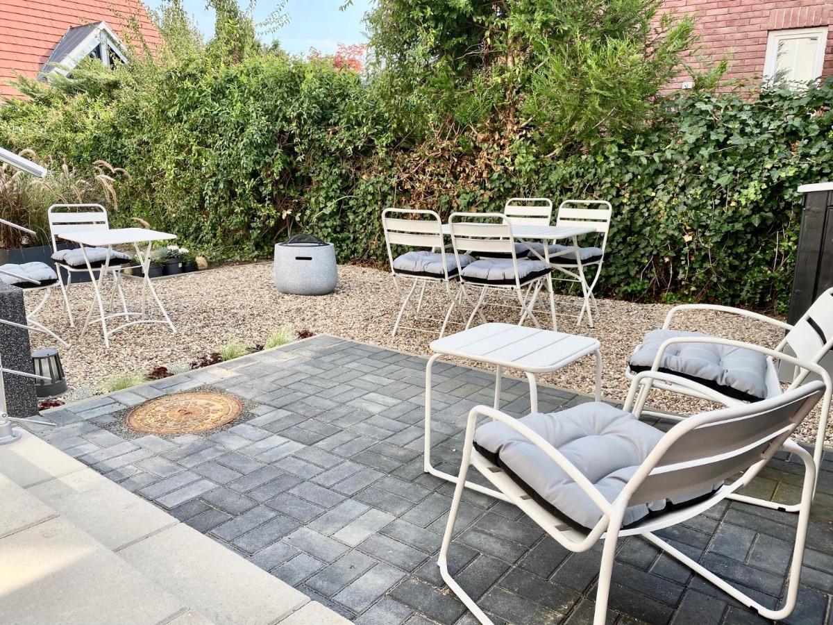Modernes Apartment, Terrasse Und Garten Am Lilienthalpark Im Suedwesten Berlins 外观 照片